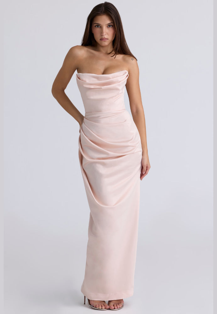 Adrienne Dress Champagne Sz M