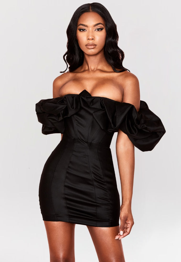 House of CB Selena Dress Black Sz 12