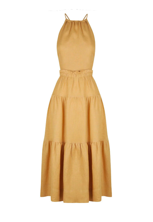 Shona Joy Aria Dress Sz 14 Ginger - Dress Rental NZ
