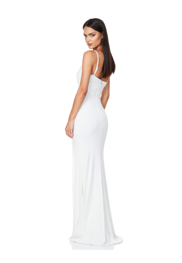 Nookie Venus Gown White Sz 8 - Dress Rental NZ