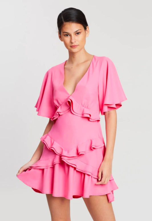 Maggie Marilyn Jones Dress Pink Sz 10 - Dress Rental NZ
